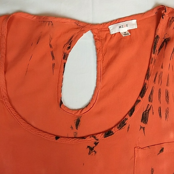 Anthropologie Mine Sleeveless Keyhole Back Top - Picture 2 of 5